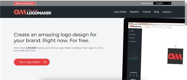 ربات طراحی لوگو Online Logo Maker